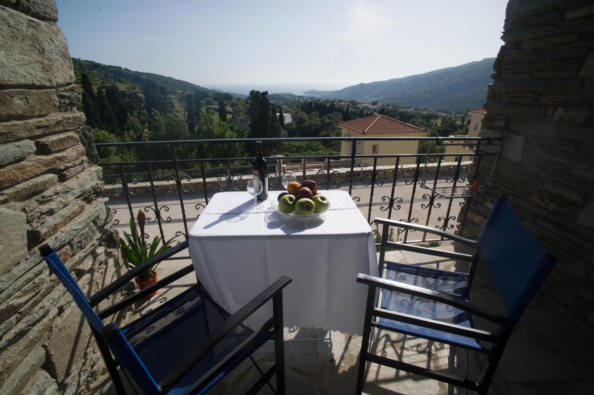 Aiolos Hotel Ménites Exterior foto